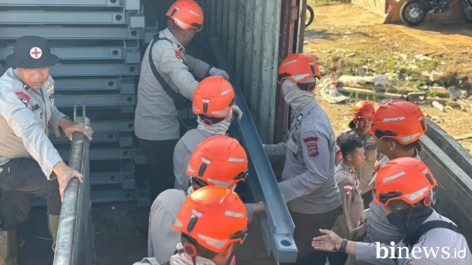 Polda Sumbar Pacu Pembangunan Dua Jembatan Bailey di Palembayan Agam