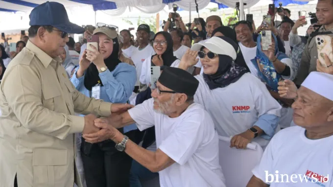 Presiden Prabowo di KNMP Leato Selatan: Pemerintah Siap Lindungi dan Hormati Nelayan...