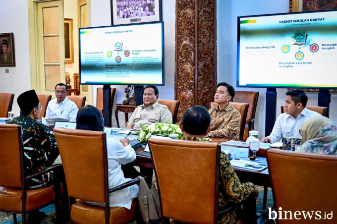 Presiden Prabowo Pimpin Rapat Penyelenggaraan Sekolah Rakyat Rintisan Tahun 2025