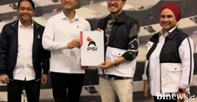 Partai Solidaritas Indonesia (PSI) resmi menunjuk Taufiqur...