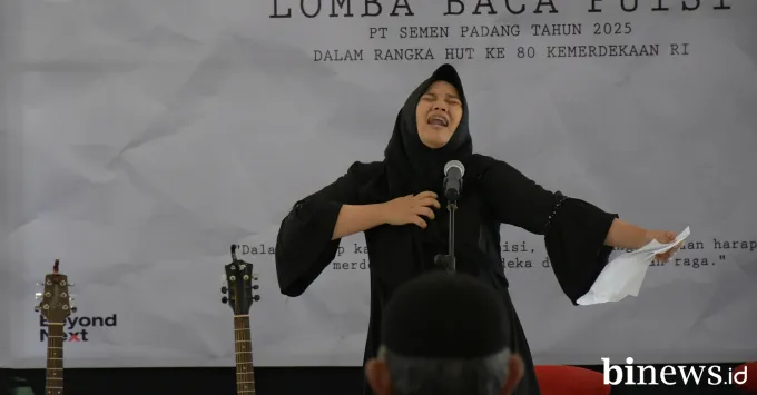 PT Semen Padang Rayakan HUT ke-80 RI dengan Lomba Baca Puisi