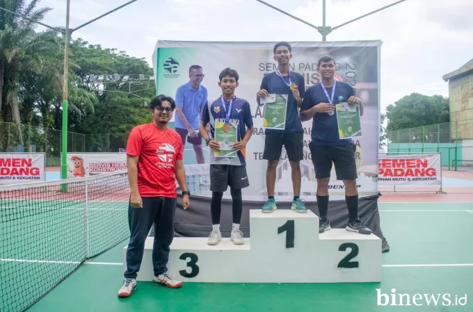PT Semen Padang Tutup Kejurda Tenis Sumatera 2025: Komitmen Cetak Generasi Juara