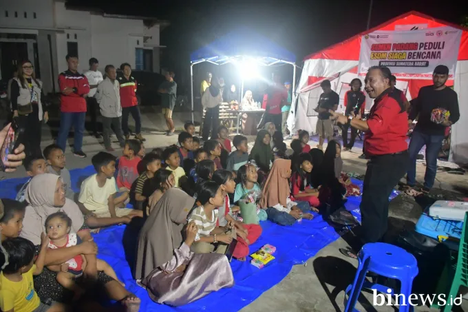 Pulihkan Psikologis Anak Terdampak Banjir, Semen Padang Adakan Trauma Healing di Salareh...