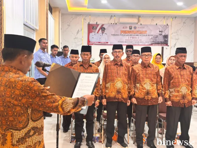 PWRI Kabupaten Solok Masa Bakti 2023--2028 Resmi Dikukuhkan, Wabup Candra Dorong Perna...