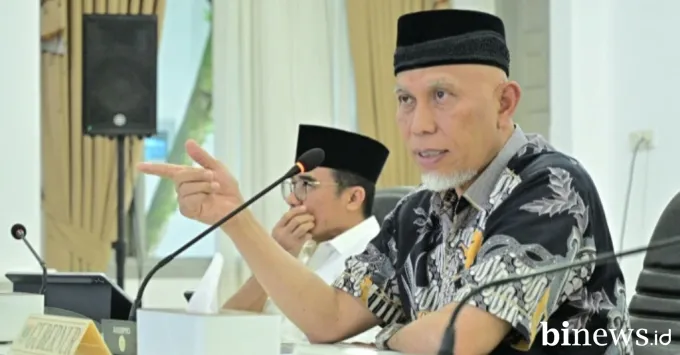 Gubernur Sumbar Mahyeldi Ansharullah