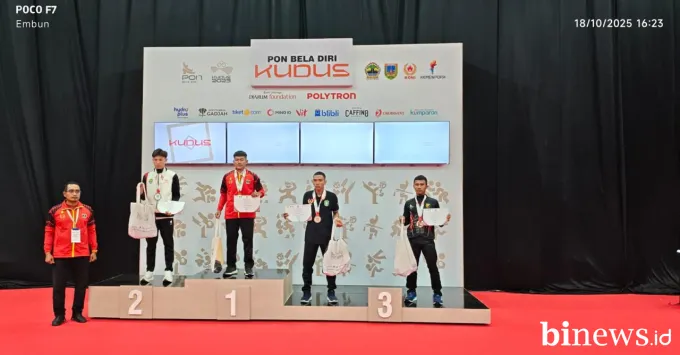 Sambo Sumbar Raih Emas Lewat Yusril Mahendra di PON Beladiri II 2025