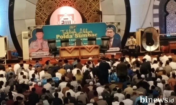 Santuni 1.000 Anak Yatim, Polda Sumbar Gelar Tabligh Akbar Bersama Ustadz Adi Hidayat