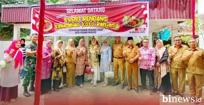 Satu-satunya di Padang Panjang, Kelurahan Koto Panjang Gelar Even Rendang HUT RI