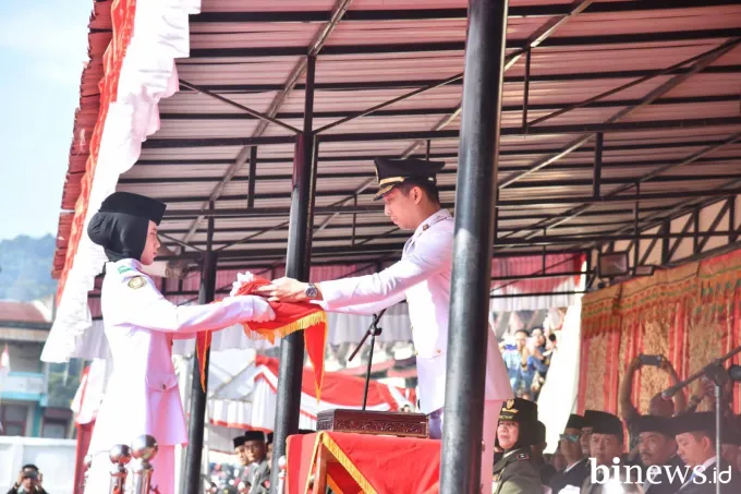 Sawahlunto Gelar Upacara HUT ke-80 RI di Lapangan Ombilin