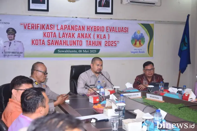 Sawahlunto Jalani Verifikasi Kota Layak Anak, Wawako Jeffry Tegaskan Komitmen...