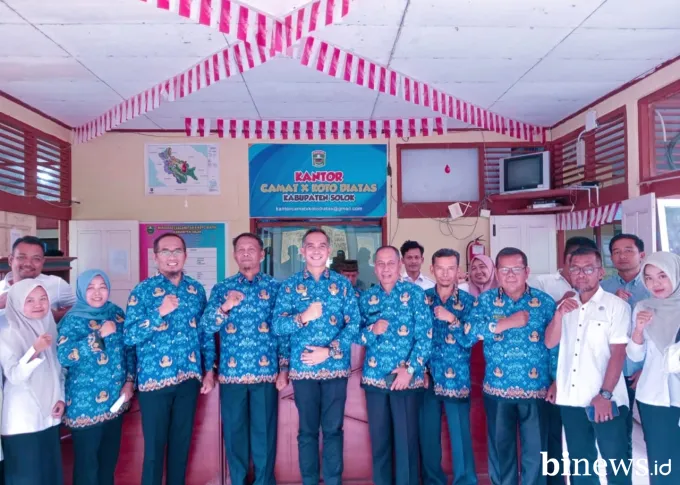 Sekda Solok Medison Tinjau Kantor Camat X Koto di Atas, Pastikan Layanan Publik Optimal