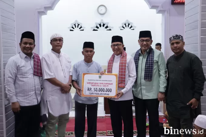 Sekdako Rida Ananda Dampingi TSR Provinsi Kunjungi Masjid Amaliyah Tiakar