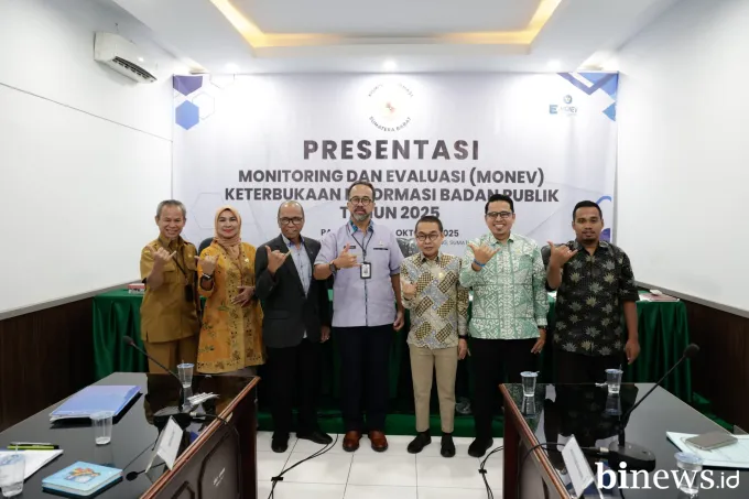 Sekretariat DPRD Sumbar Ikuti Tahapan Monev 2025,Komitmen pada Keterbukaan Informasi...