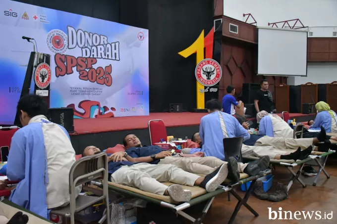 Semen Padang Tebar Berkah di Bulan Syawal, 316 Kantong Darah Terkumpul