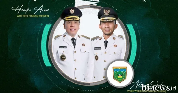 Pasangan Walikota - Wakil Walikota Padang Panjang, Hendri...