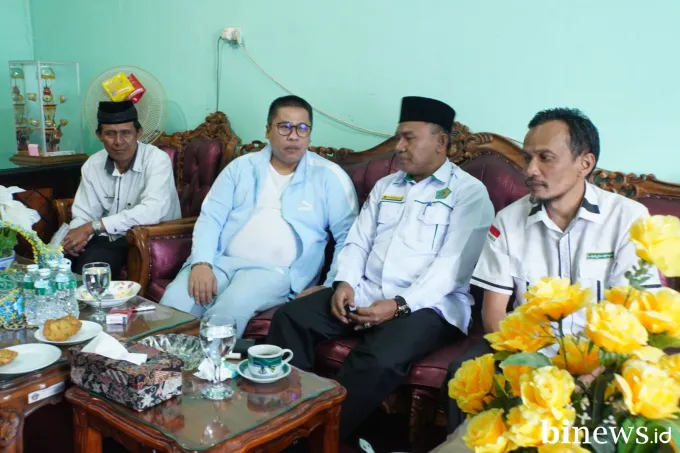 Silaturahmi ke Kankemenag, Wako Hendri Arnis Sampaikan Pesan untuk Jemaah Haji