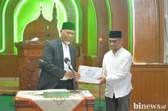 Subuh Mubarakah di Bukittinggi, Gubernur Mahyeldi Tekankan Kepedulian dan Kebersamaan