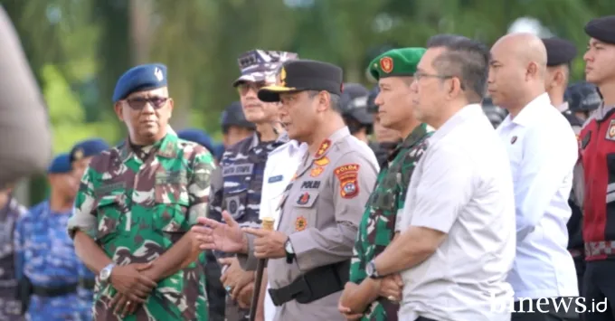 apel gabungan Tim Terpadu Pencegahan dan Penertiban PETI,...