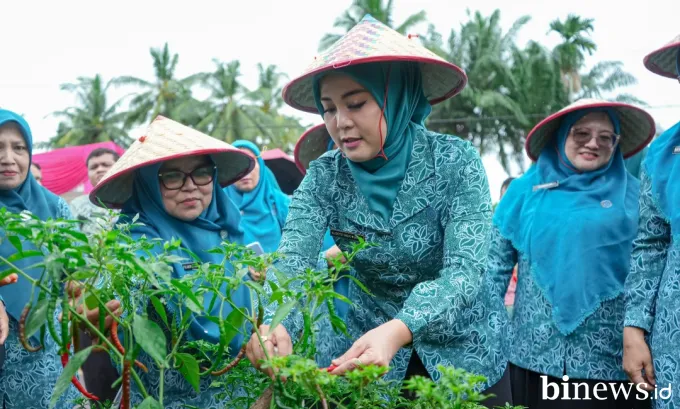 TP PKK Sumbar Lakukan Penilaian Lapangan Lomba Dasawisma Berprestasi Tingkat Provinsi di...