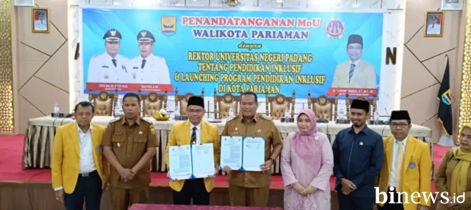 UNP dan Pemkot Pariaman Jalin Kerja Sama Strategis dalam Pengembangan Pendidikan Inklusif