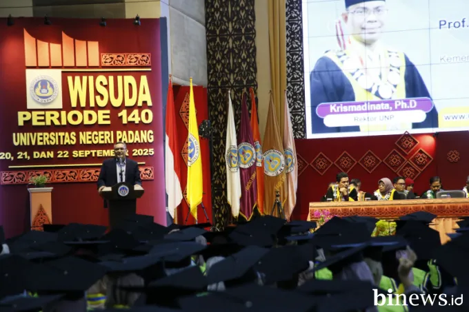 UNP Gelar Wisuda Periode September, Dorong Lulusan Jadi Pemimpin Berkarakter