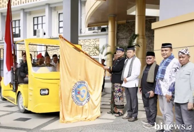 UNP Luncurkan Mobil Listrik Berteknologi AI Karya Dosen dan Mahasiswa Fakultas Teknik