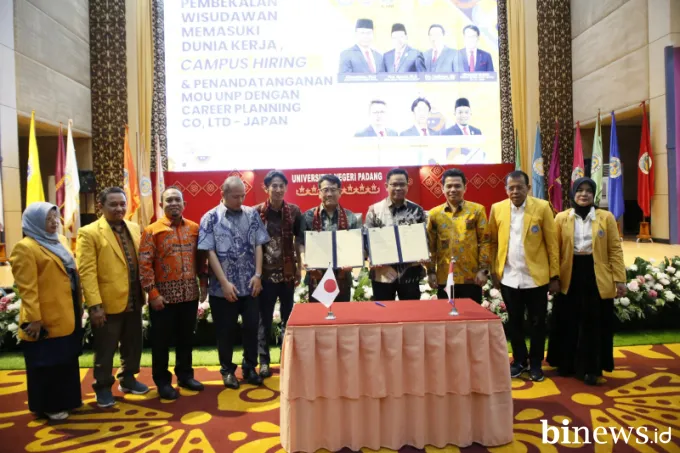 UNP Teken MoU dengan Career Planning Jepang, Buka Peluang Karier Internasional bagi Alumni