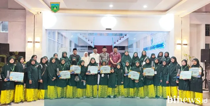 Usai MTQN Provinsi, Kafilah Padang Panjang Disambut di Balai Kota