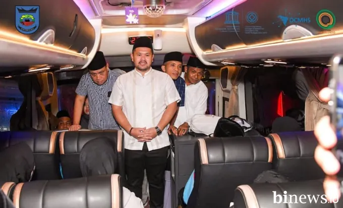 Wakil Wali Kota Sawahlunto Lepas 55 Calon Jamaah Haji Kloter 12