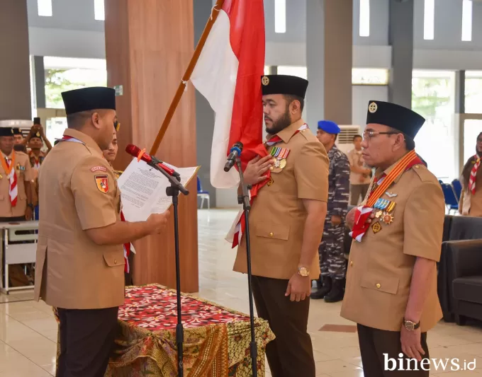 Wako Fadly Amran Dilantik Audy Joinaldy Sebagai Kamabicab 09 Pramuka Padang