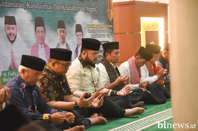 Wako Fadly Amran Dzikir dan Doa Bersama untuk Kedamaian dan Kemajuan Bangsa