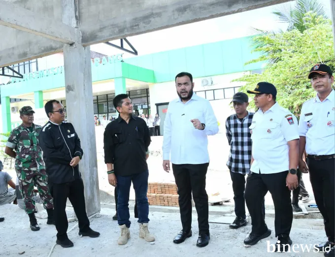 Wako Fadly Amran Tinjau progres Rehab Rekon Puskesmas Ulak Karang