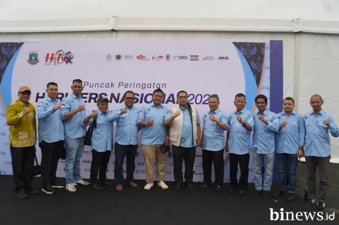Wako Hendri Arnis Bersama Pimpinan DPRD dan PWI Padang Panjang Hadiri Puncak HPN 2026 di...