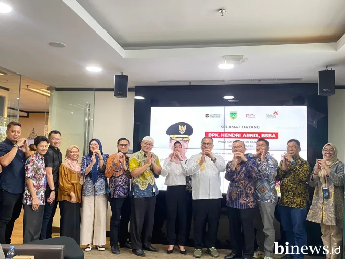 Wako Hendri Arnis Sambut Baik Rencana PT PINS Bangun Taman Digital di Padang Panjang