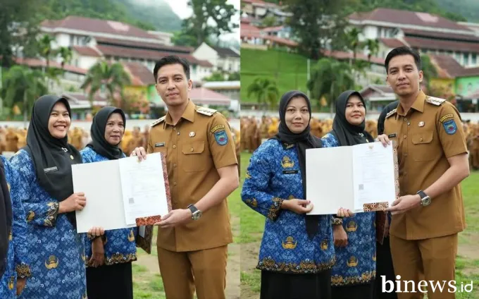Wali Kota Riyanda Lantik 862 PPPK Paruh Waktu untuk Perkuat Pelayanan Publik Sawahlunto