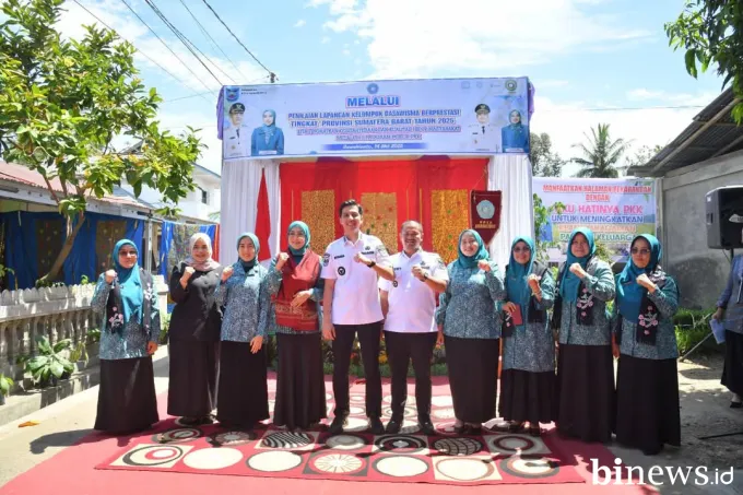 Wali Kota Sawahlunto Dampingi Verifikasi Lomba Dasawisma Berprestasi Tingkat Provinsi di...