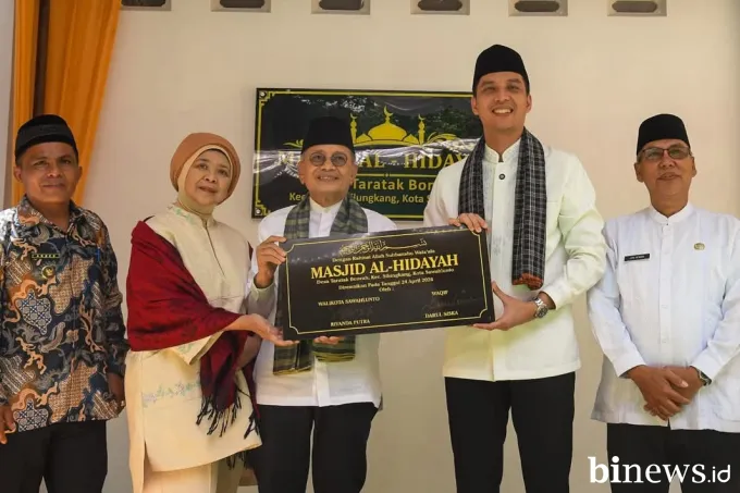 Wali Kota Sawahlunto dan Darul Siska Resmikan Masjid Al-Hidayah Hasil Wakaf Rp2,2 Miliar