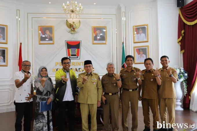 Wawako Maigus Nasir Terima Kunjungan Pengkot PELTI Kota Padang