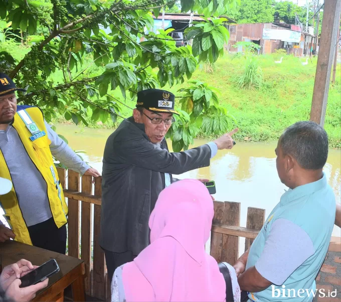 Wawako Padang Maigus Nasir Cek Kondisi Sungai Maransi yang Sering Meluap