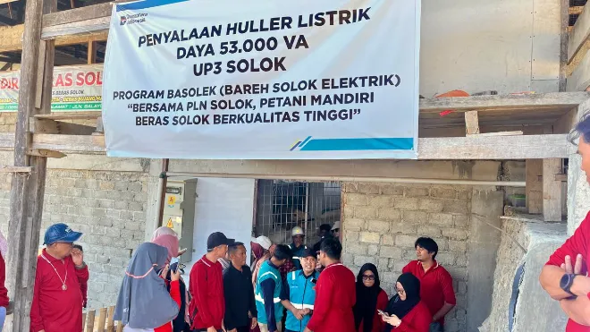 General manager pln uid sumbar, ajrun karim meninjau lokasi huller nadira