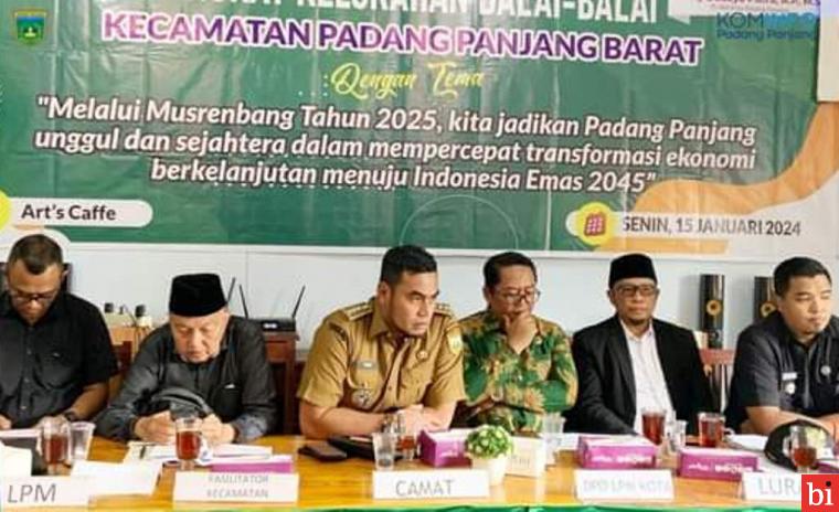 10 Usulan Dibahas dalam Musrenbang Kelurahan Balai Balai