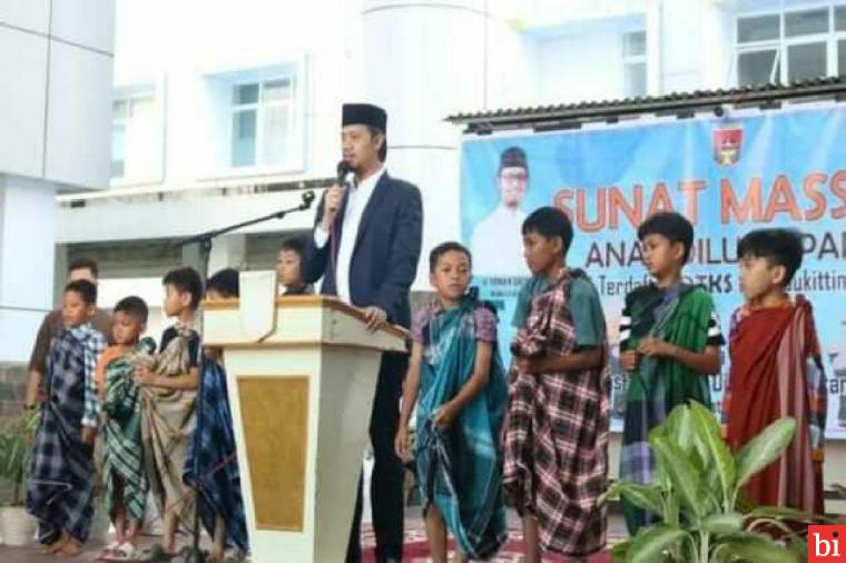 100 Anak Ikuti Khitan Gratis Dari Pemko Bersama LKKS Bukittinggi