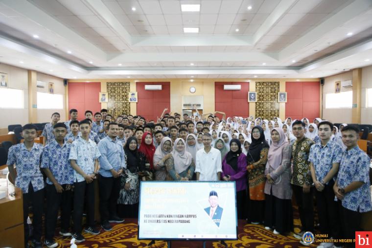 113 Siswa SMA N 4 Bukittinggi Kunjungi UNP