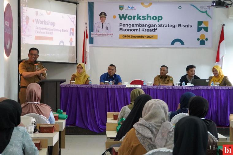 30 Pelaku Ekonomi Kreatif Ikuti Workshop Pengembangan Strategi Bisnis