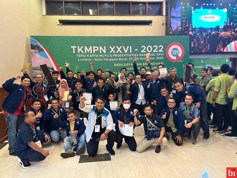 7 Tim Inovasi Semen Padang Raih Predikat Platinum di Ajang TKMPN ke-XXVI