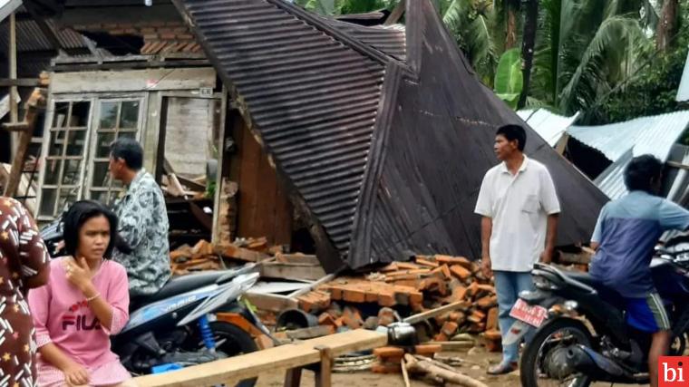 9 Orang Meninggal Dunia, Sebanyak 4.243 Pemukiman Warga Mengalami Rusak Pascagempa Pasbar