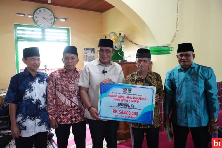 Agar Terhindar Dari Bencana, Ketua DPRD Sumbar Supardi Ajak Ramaikan Masjid Dengan...