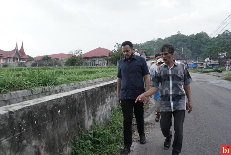 Air Riol Sering Meluap, Warga Ekor Lubuk Sampaikan Aspirasi ke Wako Fadly Amran