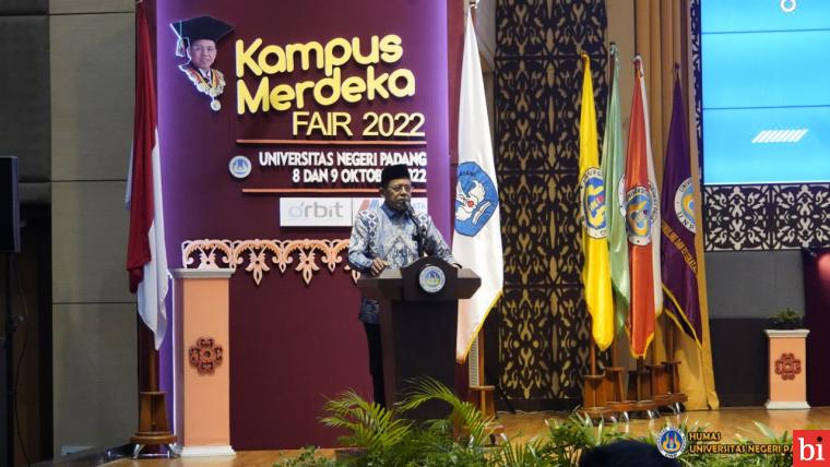 Ajang Nasional Kampus Merdeka Fair Digelar Perdana di UNP