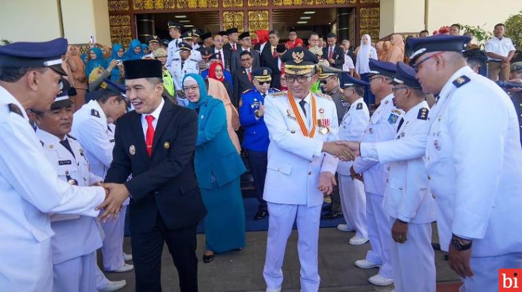 Akhiri Masa Jabatan, Wako dan Wawako Berpamitan dengan ASN Pemko Padang
